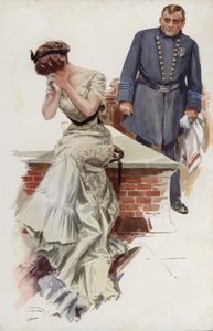 Illustration pour When a Man Marries de Mary Roberts Rinehart - Harrison Fisher
