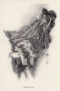 Femme recevant un bouquet de fleurs d