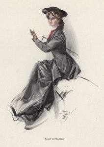 Jeune femme se préparant à faire de l