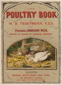Illustration de la page de titre pour Le Livre de la Volaille par W B Tegetmeier