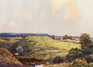 Terrains de golf : Frilford Heath, approche du neuvième green