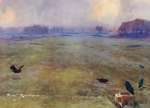 Terrains de golf : Mid-Surrey, le dixième trou - Harry (1878 1950) Rountree