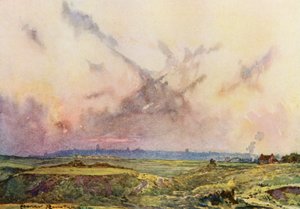 Terrains de golf : St Andrews, la ville au loin - Harry (1878 1950) Rountree