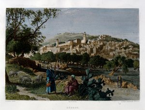 Hébron, gravé par Alfred Krausse d