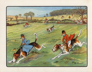Illustration pour La Frénésie du Renard, ou Une journée avec la chasse Topsy Turvy - Harry B Neilson
