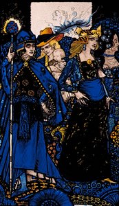 Les reines de Saba, Meath et Connaught Illustration par Harry Clarke de 