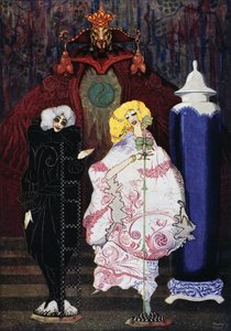La Bergère et le Ramoneur, conte de fées par Hans Christian Andersen, illustration par Harry Clarke