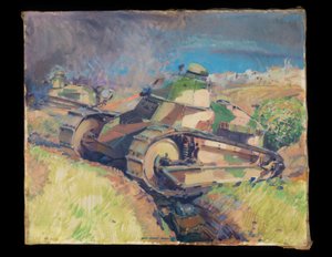 Les chars en action - Harry Everett Townsend