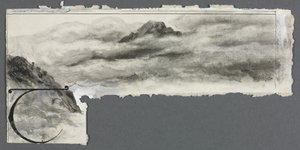 Paysage avec brume