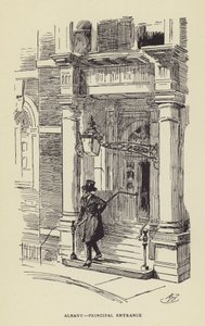 Albany, entrée principale - Harry Furniss