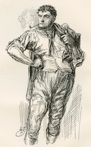 Illustration pour le roman de Charles Dickens Un conte de deux villes