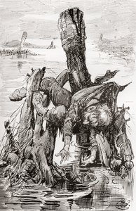 Illustration pour The Old Curiosity Shop de Charles Dickens - Harry Furniss