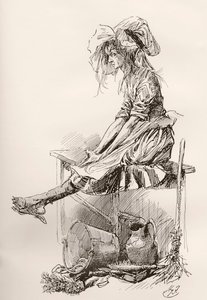 Illustration pour le roman de Charles Dickens Le Magasin d