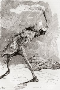 Illustration pour le roman Barnaby Rudge de Charles Dickens