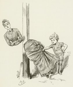 Illustration pour Sylvie et Bruno par Lewis Carroll - Harry Furniss
