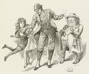 Illustration pour Sylvie et Bruno par Lewis Carroll - Harry Furniss