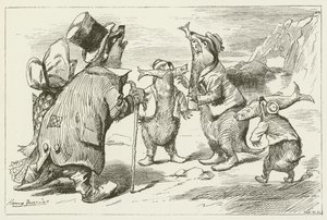 Illustration pour Sylvie et Bruno par Lewis Carroll - Harry Furniss