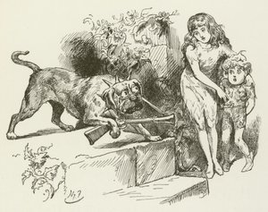 Illustration pour Sylvie et Bruno par Lewis Carroll