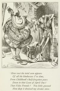 Illustration pour Sylvie et Bruno par Lewis Carroll - Harry Furniss