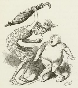 Illustration pour Sylvie et Bruno par Lewis Carroll - Harry Furniss