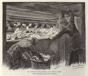 Six heures à la poste générale - Harry Furniss