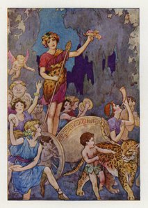 Bacchus (lithographie couleur) - Harry George Theaker