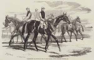 Impérieuse, la gagnante des St Leger Stakes, à la réunion de Doncaster, 1857 - Harry Hall