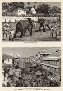 Le mariage du Gaikwar de Baroda