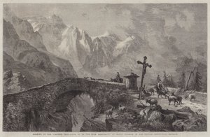 Matin dans la vallée de Viescher, en montant vers les hauts pâturages