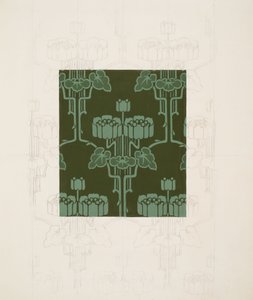 Design avec des fleurs et des feuilles - Harry Napper