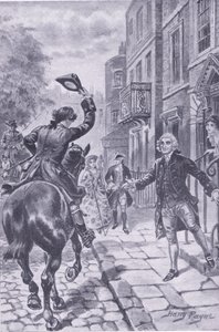 La longue chevauchée se termine à Londres, illustration de Mon Magazine - Harry Payne
