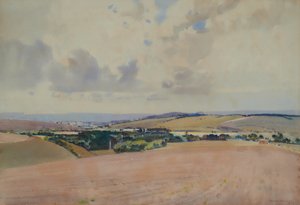 Paysage, possiblement les Downs