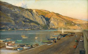 Le port de Menton, Côte d