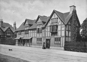 Maison de Shakespeare, Stratford-On-Avon, vers 1896