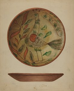 Assiette allemande de Pennsylvanie