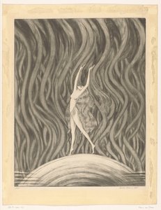 Femme nue dansant