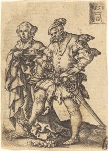 Couple dansant - Heinrich Aldegrever