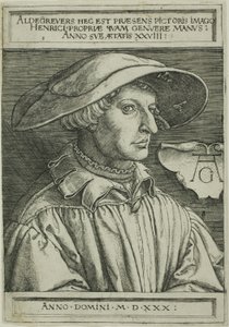 Heinrich Aldegrever, âgé de 28 ans