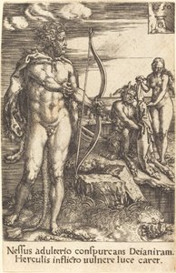 Hercule tuant Nessus - Heinrich Aldegrever