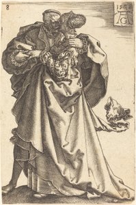 Grands danseurs de mariage, 1538 - Heinrich Aldegrever