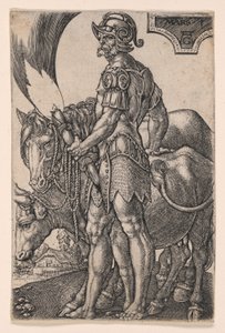 Mars, extrait des Sept Dieux planétaires - Heinrich Aldegrever