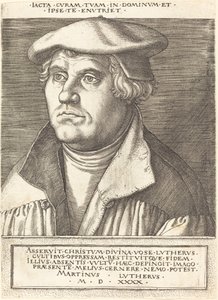 Martin Luther - Heinrich Aldegrever
