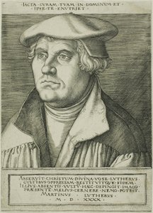 Martin Luther - Heinrich Aldegrever