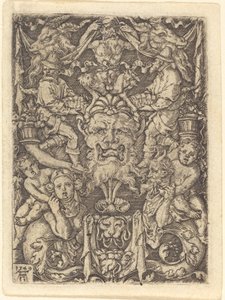 Ornement avec masque - Heinrich Aldegrever