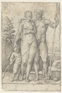Paris, Œnone et Cupidon