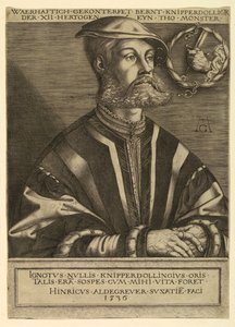 Portrait de Bernard Knipperdolling, un chef des anabaptistes de Münster