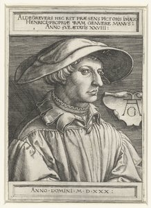 Autoportrait - Heinrich Aldegrever