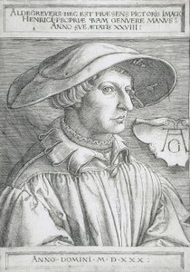 Autoportrait - Heinrich Aldegrever