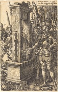 Titus Manlius décapitant son fils - Heinrich Aldegrever