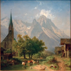 La vieille église paroissiale de Garmisch
